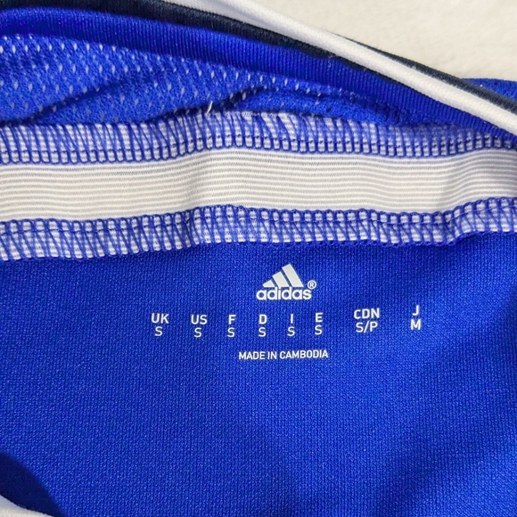 Adidas adizero blue soccer jersey short sleeve size Small - Picture 7 of 13
